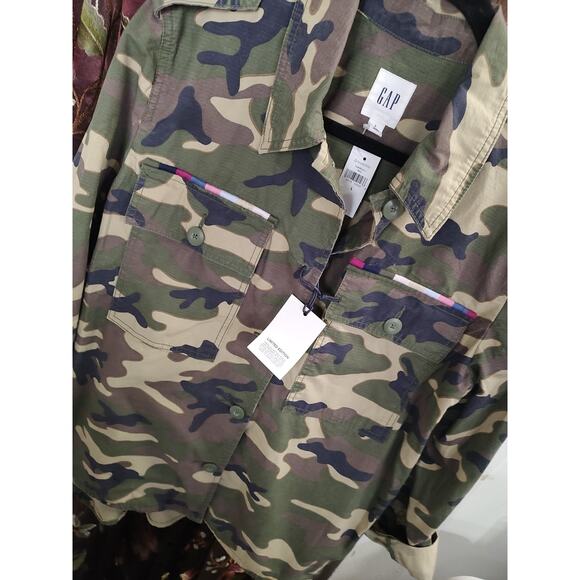 Gap Camo Jacket Limited Edition Large New With Tags $98 - Picture 11 of 15